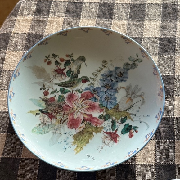 W.S George Fine China Plates by Cyndy Callog . Floral Fancies Collection - Picture 5 of 7